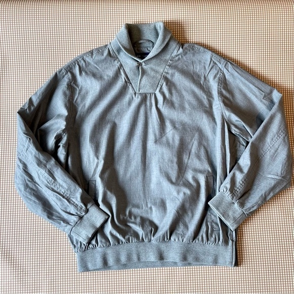 Polo GOLF Ralph Lauren Gray pullover jacket. Men’s Large - Picture 2 of 14